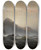 Triptych art skateboard deck of James Hamilton Seascape by James Hamilton (1819-1878)
