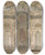 Triptych art skateboard deck of Carlo Zucchi The Younger Design For An Opera Set A Congress Of Cupids by Carlo Zucchi the Younger (1728-1796)