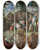 Triptych art skateboard deck of Joachim Wtewael Moses Striking The Rock by Joachim Wtewael (1566-1638)