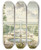 Triptych art skateboard deck of Jan Van Call The Elder Amfitheater Te Kleef Naar Het Noorden Gezien by Jan van Call the elder (1656-1703)