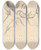 Triptych art skateboard deck of Paul Czanne Figure Resting Head On Hand by Paul Cezanne (1839-1906)