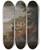 Triptych art skateboard deck of David Teniers The Younger The Rape Of Europa_2 by David Teniers The Younger (1610-1690)