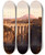 Triptych art skateboard deck of Edward Lear Civita Castellana by Edward Lear (1812-1888)