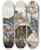 Triptych art skateboard deck of Udo Keppler Its Good Is Doubtful Its Harm Is Certain by Udo Keppler (1872-1956)