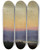 Triptych art skateboard deck of Leon Wyczkowski The Vistula Near Tyniec At Sunset by Leon Wyczolkowski (1852-1936)