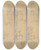 Triptych art skateboard deck of Eugne Delacroix Figures In Medieval Costume Tracings From The Nuremberg Chronicle by Eugene Delacroix (1798-1863)