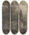 Triptych art skateboard deck of August Weber Hochgebirgslandschaft Im Sturm by August Weber