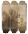 Triptych art skateboard deck of Pieter Jansz Van Asch River Landscape by Pieter Jansz Van Asch (1603-1678)