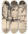 Triptych art skateboard deck of Francis Seymour Haden The Terrace Cintra by Francis Seymour Haden (1818-1910)