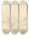 Triptych art skateboard deck of Henry Edridge Windsor Castle From The Glacis Of The Round Tower by Henry Edridge (1769-1821)