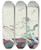 Triptych art skateboard deck of George Barbier Laprsmidi Dun Faune by George Barbier (1882-1932)
