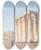 Triptych art skateboard deck of Martinus Rrbye The Temple Of Zeus by Martinus Rorbye (1803-1848)