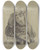 Triptych art skateboard deck of Adolph Tidemand Sittende Bondekone Og Bonde Med Topplue by Adolph Tidemand (1814-1876)
