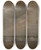 Triptych art skateboard deck of Louis Artan The North Sea At Blankenberge by Louis Artan (1837-1890)