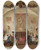 Triptych art skateboard deck of Cornelis Troost Guardroom Scene_1 by Cornelis Troost (1696-1750)