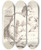 Triptych art skateboard deck of Jan Miel Hvilen P Flugten Til Egypten by Jan Miel (1599-1664)