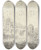 Triptych art skateboard deck of Franz Schtz Von Trmen Flankierte Brcke Im Vordergrund Am Flu Ein Angler Und Ein Reiter by Franz Schutz (1751-1781)