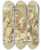 Triptych art skateboard deck of Giovanni Benedetto Castiglione Satyrn Und Mnaden An Einer Panherme by Giovanni Benedetto Castiglione (1609-1664)