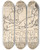 Triptych art skateboard deck of Alexander Rothaug Statik Und Dynamik Des Menschlichen Krpers Pl01 by Alexander Rothaug (1870-1946)