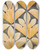 Triptych art skateboard deck of Jan Matejko Fryz O Motywach Palmet Ujtych W Ukone Kraty Karton Do Polichromii Kocioa Mariackiego by Jan Matejko (1838-1893)
