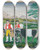 Triptych art skateboard deck of Johannes Zlle Cattle Lift by Johannes Zulle (1841-1938)