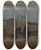 Triptych art skateboard deck of Adolf Luntz Auf Der Karlsruher Herbstmesse by Adolf Luntz
