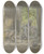 Triptych art skateboard deck of Anton Burger Bauernsscheune Vor Der Geffneten Tr Am Waschtrog Eine Frau Beschftigt by Anton Burger (1824-1905)