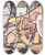 Triptych art skateboard deck of Adolf Hlzel Farbige Einladungskarte by Adolf Holzel (1853-1934)