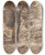 Triptych art skateboard deck of Johannes Gijsbert Vogel Rotsachtig Landschap Met Bomen by Johannes Gijsbert Vogel (1828-1915)