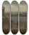 Triptych art skateboard deck of John La Farge Old Boathouse Beach Newport by John La Farge (1835-1910)