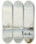 Triptych art skateboard deck of Stanislas Lpine La Seine Passy by Stanislas Lepine (1835-1892)