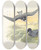 Triptych art skateboard deck of John Gould Hydrochelidon Nigra by John Gould (1804-1881)