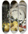 Triptych art skateboard deck of Julian Alden Weir Still Life by Julian Alden Weir (1852-1919)