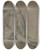Triptych art skateboard deck of Annibale Carracci Hercules Resting Recto Footed Vessel With Handle Verso by Annibale Carracci (1560-1609)