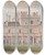 Triptych art skateboard deck of James Lambert Of Lewes Herstmonceux Castle East Sussex South View Of The Green Court by James Lambert Of Lewes (1725-1788)
