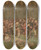 Triptych art skateboard deck of Albin Egger Lienz Ave Maria Nach Der Schlacht Am Bergisel Prayer After The Battle Of Bergisel by Albin Egger Lienz (1868-1926)