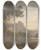Triptych art skateboard deck of Hugh William Williams Castle In A Landscape by Hugh William Williams (1773-1829)