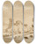 Triptych art skateboard deck of Pieter Van Loon Dudlow Castle by Pieter Van Loon (1801-1873)