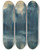 Triptych art skateboard deck of Zolo Palugyay Blue Mood Over A Lake by Zolo Palugyay (1898-1935)