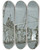Triptych art skateboard deck of Clarkson Stanfield Entretat_3 by Clarkson Stanfield (1793-1867)