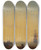 Triptych art skateboard deck of Ivan Konstantinovich Aivazovsky In The Roads Evening by Ivan Konstantinovich Aivazovsky (1817-1900)