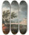 Triptych art skateboard deck of Claudejoseph Vernet The Four Times Of Day Midday by Claude Joseph Vernet (1714-1789)