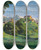 Triptych art skateboard deck of Artur Nikodem Schenna by Artur Nikodem (1870-1940)