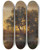 Triptych art skateboard deck of Alexander Brodszky Early Evening Landscape by Alexander Brodszky (1819-1901)