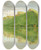 Triptych art skateboard deck of George Catlin View On The Upper Mississippi Beautiful Prairie Bluffs by George Catlin (1796-1872)