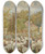 Triptych art skateboard deck of Juliusz Kossak Delegation From The Krysowice Commune Thanking The Emperor For Money Donated For The Building Of The School by Juliusz Kossak (1824-1899)