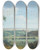 Triptych art skateboard deck of Anton Radl Kronberg In The Taunus by Anton Radl (1774-1852)