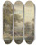 Triptych art skateboard deck of Jakob Maurer Clearing In The Oak Forest by Jakob Maurer (1826-1887)