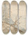 Triptych art skateboard deck of School Of Jan Brueghel The Elder View In A Valley From The Edge Of A Mountainroad by School of Jan Brueghel the Elder (1568-1625)