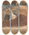 Triptych art skateboard deck of John Linnell Foundation Of Strattens Chapel by John Linnell (1792-1882)